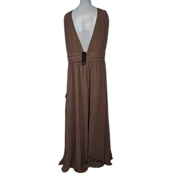 Lulu's Tan Maxi Dress - Picture 7 of 8